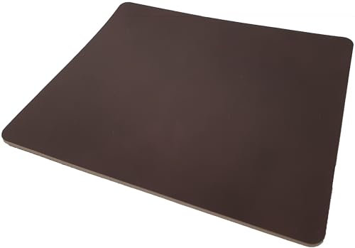 Ashford Ridge Genuine Leather Mouse Pad – Elegant Mouse Mat for Office & Home | Smooth Surface, Durable & Stylish Desk Accessory - Brown