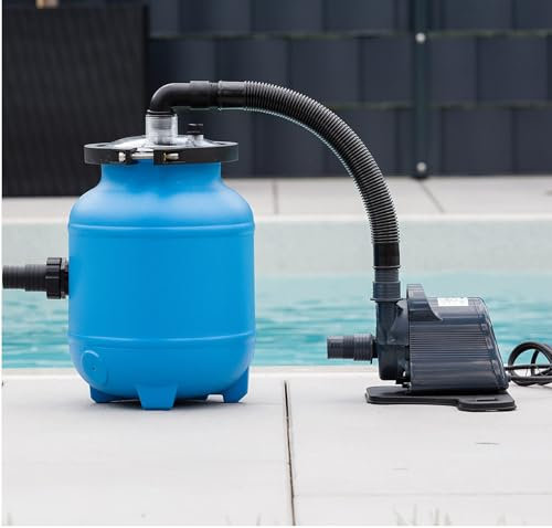 Aqualoon Sandfilteranlage 4 m³/h - Inkl. Aqualoon Filterballs - für Pools bis 20000 l