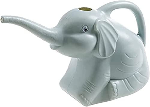 Youning Arrosoir de 2 litres - Design éléphant - Petit arrosoir de jardin en plastique - Pour l'intérieur et l'extérieur - Outils de jardin pour enfants