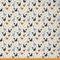 Tierstoff Meterware Hühner Enten Gans Polsterstoff Bauernhaus Geflügel Dekostoff Geometrische Streifen Drinnen Draußen Stoff Natur DIY Kunst Wasserdichter Stoff Braungrau 92 x 150 (HxB)