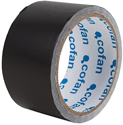 Schwarzes Aluminiumband 30 Mikrometer 50 mm x 10 m