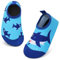Zapatos de Agua para Niños Escarpines para Niño y Niña Zapatos de Playa Descalzos Antideslizantes Zapatos de Natación para Piscina de Playa, Azul - Tiburón, 26/27 EU