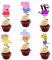 Seyal® Pepa Pig Cupcake-Topper