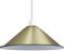 Retro-Vintage-Lampenschirm, Metallkegel-Lampenschirm, einfache Installation, industrieller Lampenschirm, 4 cm, E27-Aufhängeloch, für Küche, Wohnzimmer, Bar, Flur (Green Brass)