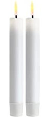 ReWu Deluxe Homeart Stabkerze 2 Stück 15 cm - Weiß