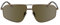 Calvin Klein Herren Ck23126s Sonnenbrille, Mattes Bernsteingold, Einheitsgröße