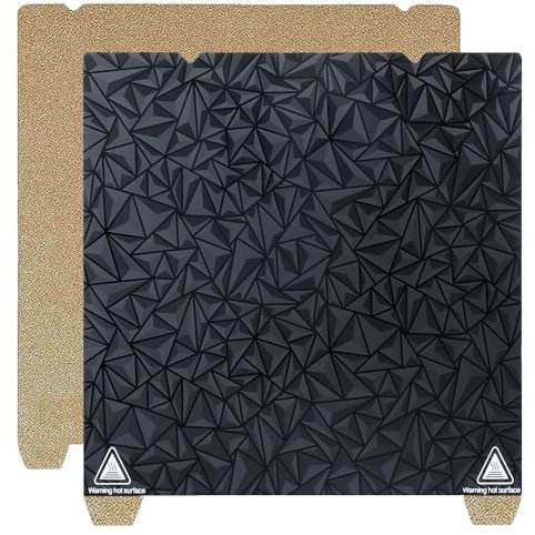 HysiPrui 3D Drucker 235x235mm K1/K1C Doppelseitige strukturierte Oberfläche PEI und PEO Blatt Bauplatte mit Heißbettmatte für Creality Ender 3 S1/Ender 3 S1 Pro/Ender 3 V3 SE/Ender 3 V2/Ender 3 V2 Neo