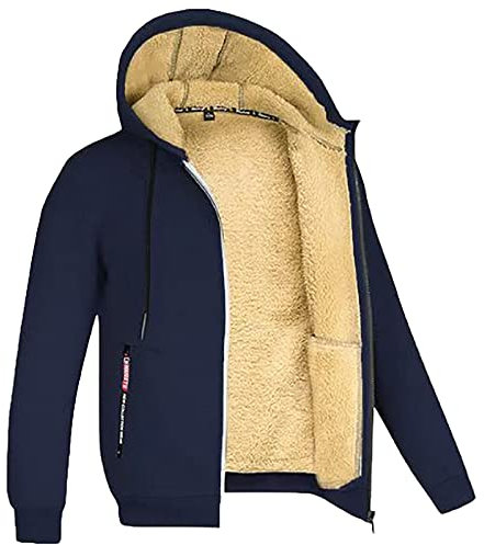 Cappotto Lana Uomo Invernale Felpa con Zip Bambino 6 Anni Tuta Ginnastica Uomo Invernale Giacca Militare Uomo Felpa Smanicata Uomo Cerniera Felpa Felpa Uomo Bianca Felpa Blu Chiaro
