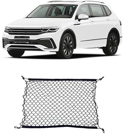 Kofferraumnetz für VW Tiguan L AD BW R-Line 2017~2023, Dachaufbewahrungsnetztaschen, Kofferraum-Isolierungsnetz, Autoaufbewahrungszubehör