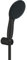 GROHE Vitalio 110, Duschkopf mit Schlauch und Halterung, wassersparend, 8l pro Min (Handbrause 2 Strahlarten, Duschbrause mit Duschschlauch 1,5m, Halterung klebbar), rund, schwarz, 279502431