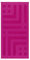 Maisonette Maris Strandtuch 100% Baumwolle Groß Pestemal - Reise für Hamamtuch - Strandhandtuch Für Damen und Herren (75x150 cm), Rosa