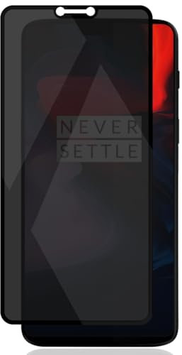Zerrshoo Schutzfolie für OnePlus 6 Sichtschutz, Panzer Schutz Glas Privatsphäre, 9H Panzerfolie/Anti-Spy, Displayschutz für OnePlus 6 Schutzfolie Privacy 1 Stück