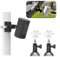 Universelle Kamera Pole Masthalterung für Eufycam,Ring,Wyze, Arlo, Google Nest, Pole Montagehalterung Wandhalterung für Andere mit 1/4 Schraubenloch Kamera, Verstellbare Camera Halterung (2 Stück)