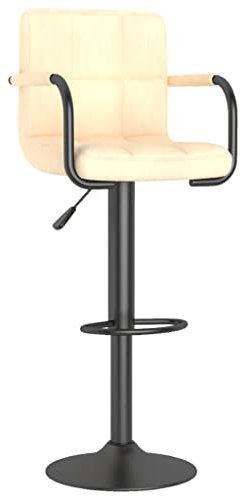 Kangmusi Barhocker Creme Samt, kangmusi334647