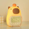 WUYOR Horloge Réveil Capybara avec Veilleuse pour Enfants, Lampe Rechargeable en Silicone, Lampe Animaux Mignonne de Bureau, Compagnon Idéal pour Le Sommeil des Garçons et des Filles