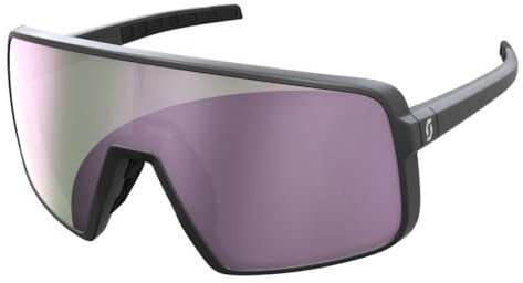 Scott Torica AMP Wechselscheiben Fahrrad Brille schwarz/lila Chrome