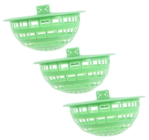 HYTROVE 3stücke Teiliges Kunststoff-vogelnest Wiederverwendbare Glatte Pigeon Nesting Bowls Für Zucht Brut Nistkästen Wellensittiche Und Gartenvögel Geeignet Für Heimtier Zoohandlung Vogel