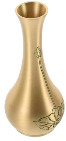 Messingvase Gold für Weihnachten Event, Kleine Vase Tischdeko