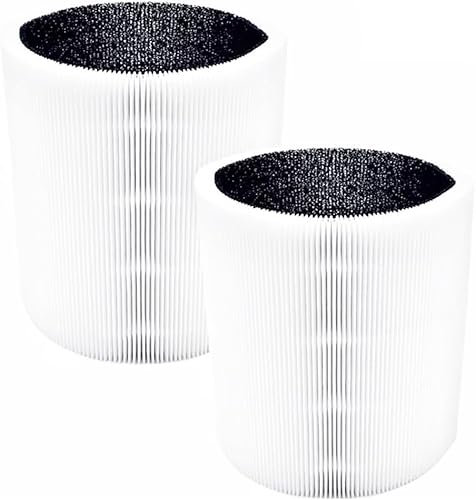 iReijomoi Replacement Air Filter Blue Pure 511 Compatible With Blueair Blue pure 511 Air Purifier, H13 True HEPA Filters with Particle and Activated Carbon Replacement Filter(2Pack)