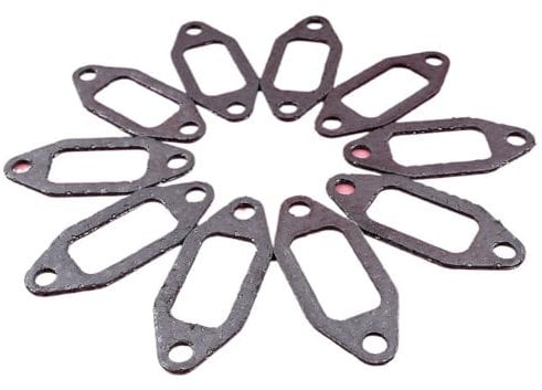 MIKFESPO 10pcs Exhaust Muffler Gasket For Husqvarna 362 365 371 372 Chainsaw Spare Part 503775901