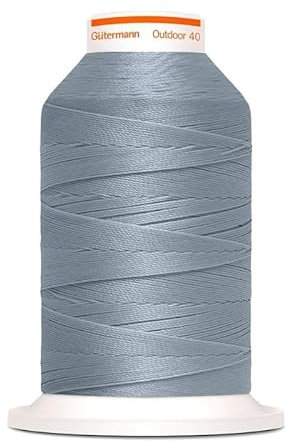 Gütermann Outdoor 40 Garn zum Annähen von Markisen für Außen, Sofas, UV-beständig (9540 Grau)