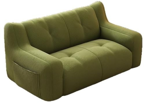 Sofasitzsack Bequemes Schlafsofa mit Armlehnen Lazy Sofa Double for Small Apartment Bedroom Single Bed Fabric Sofa für Schlafzimmer C,100 * 55 * 50CM