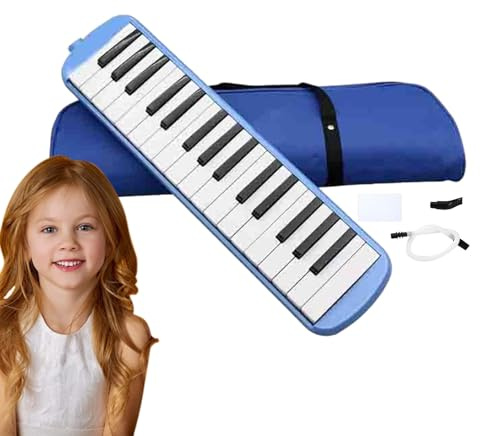 32 Key Melodica | Melodica Music Instrument | Klavier | Tastatur Mundharmonica | Mundstück Talk -Box -Instrument Doppelrohre Melodicas für Musikinstrumente Enthusiasten