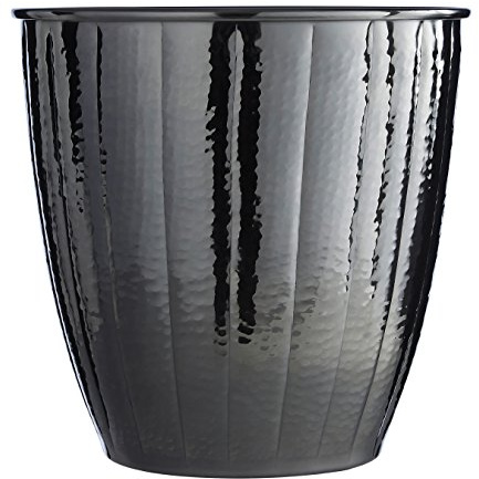 Premier Waste Bin, Hammered Effect, Black Nickel Finish