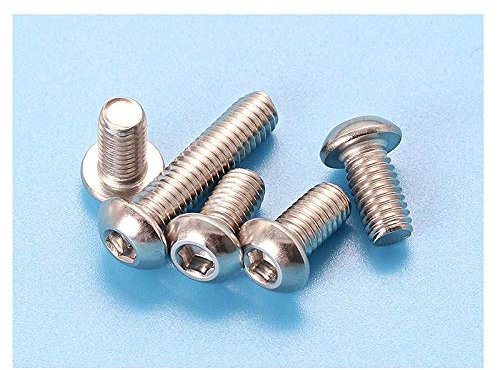 Viti a testa bombata a testa bombata Viti esagonali a testa semicircolare in acciaio inossidabile 304 ISO7380 M4mm-M4 * 6 (3 mila pezzi)