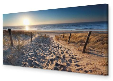 murando - Leinwandbild Wohnung Landschaft Natur, Schlafzimmer, Wohnzimmer | Hochwertige Leinwand, sofort aufhängbar, ideal fürs Wohn- oder Schlafzimmer, wasserfest und lichtecht, langlebig, stilvoll