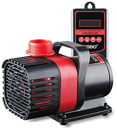 H&RB Pompa dell'Acqua con Controller, Pompa sommersa Continua per Acqua sommersa Pompa sommersa Pompa di Ricambio per fontane per Animali Domestici, acquari, stagni,SF2000