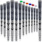 SAPLIZE 13 Golfschlägergriffe, Allwetter-Multi-Compound-Hybrid-Golfschlägergriffe, grau, mittelgroß