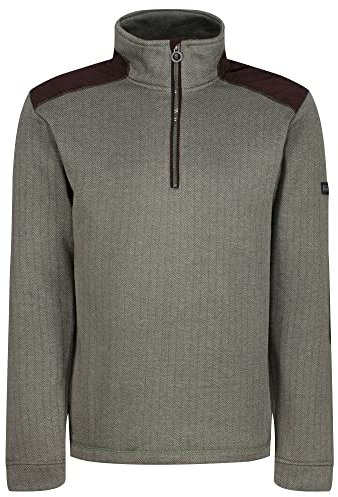 Regatta Professional Men's Holbeck Half Zip Fleece in Pile, Cachi Scuro, L Uomo