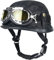 VVPEC Retro Oldtimer Halbschale Jet-Helm mit Brille Motorrad-Helm Brain-Cap,DOT/ECE-Zulassung Roller-Helm Scooter-Helm Retro Motorrad Half Helm Herren Damen (Color : 3, Size : XL(61~62cm))