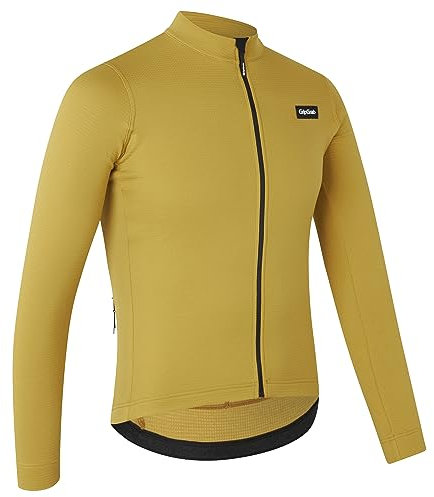 GripGrab EXPLR Merinotech Thermo Langarmtrikot Merino Gravel Fahrradtrikot Lang Winter Radsport Trikot Radtrikot Herren