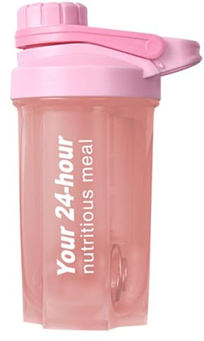 EACHPT Protein Shaker 600ML Eiweiß Shaker für Supplement Shakes, Shaker Proteinshake Proteinshaker mit Drehverschluss, Sieb & Mess-Skala | Auslaufsicher, Frei BPA & DEHP
