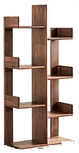 KOHARA Vertikales Bücherregal, Bücherregal aus Holz, 8 Gitter, Bücherregal, Lagerregal, Vitrine, geeignet für Schlafzimmer, Wohnzimmer, Heimbüro, geeignet für Wohnzimmer, Schlafzimmer,