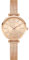 NUOVO Roségold Uhr mit Kristalldiamant, doppelte Sicherheitsschnalle Mesh Armband, modisches und Elegantes Uhrenarmband