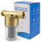 MYLERCT Filtre Robinet est Fabriqué en Cuivre Coulé,1/2 Pouce Filtre Robinet Eau Potable, Tamis 40 μm Filtre Tuyau Arrosage, pour les Sorties D'Eau Douches, Robinets Machines à Laver, Chauffe Eau