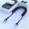 MTAKYI Cable USB C a Lightning 1.8 m Retráctil Cable De Carga Para Sincronización De Datos Cargador De Coche Para iPhone 14/13/12/11/XS/XS Max/XR/X/8/Pad