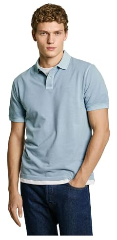 Pepe Jeans Herren New Oliver Gd Poloshirt, Blau (Stahlblau), XXL