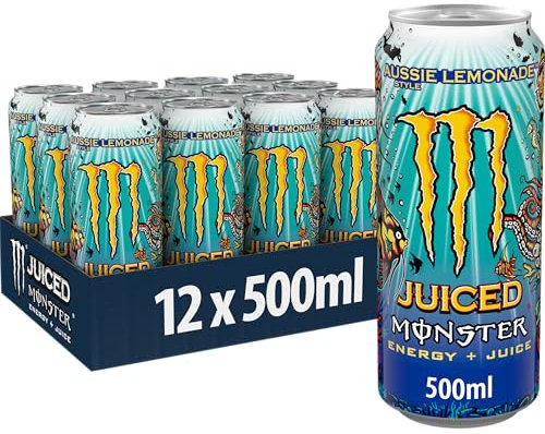 Monster Lattina Aussie Lemonade 500 ml (confezione da 12)