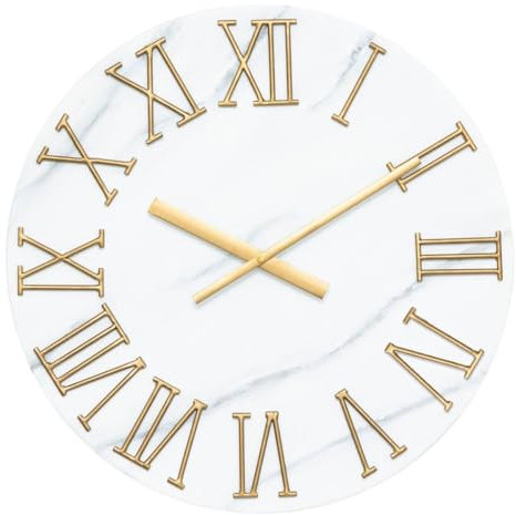 ATMOSPHERA CREATEUR D'INTERIEUR Reloj Alisha diámetro 56 cm Metal Efecto mármol