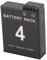 Action Camera Battery Pack Rapid USB 2 Way Charger Hub 1800mAh for Action 4 Action 3