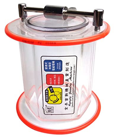 siduytin Electric Polisher Drum Acrylic Jewelry Cracks Scratch Grinding Tumbler Drum Jewellery DIY Making Polishing Equipment