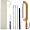 Bread Knife for Homemade Bread Bread Bow Knife with 3 Replacement 27.5cm Stainless Steel Serrated Blades Multipurpose Sourdough Bread Knife with Ergonomic Handle for Crusty Bread Pastry Cake (D)