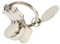 KAKASEA Lot de 2 porte-clés amusants avec pendentif WC - Accessoires d'anniversaire et de Noël - Pour homme et femme - Breloque pour sac à main