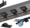 Gestión de Cables Debajo del Escritorio, 【hasta 15 Cables】【Soporte de Cables Mejorado】 Organizador de Cables, Bridas Ajustables con Gancho y Bucle, Soporte de Cables Reutilizable, 20 Pares