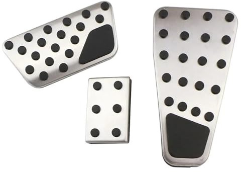 KMAGE Für Dodge für Ram 1500 2500 3500 5500 2011-2019 Gaspedal-Bremspedal-Abdeckung Fußpedal-Pads-Kit