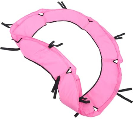 Kisangel Trampolinabdeckung Für Trampolinabdeckungen Trampolin-pad Mit Runder Kante Trampolin-rahmenschutz Rundes Rahmenpolster Für Trampolin Trampolin-randschutz Oxford-Stoff Rosa